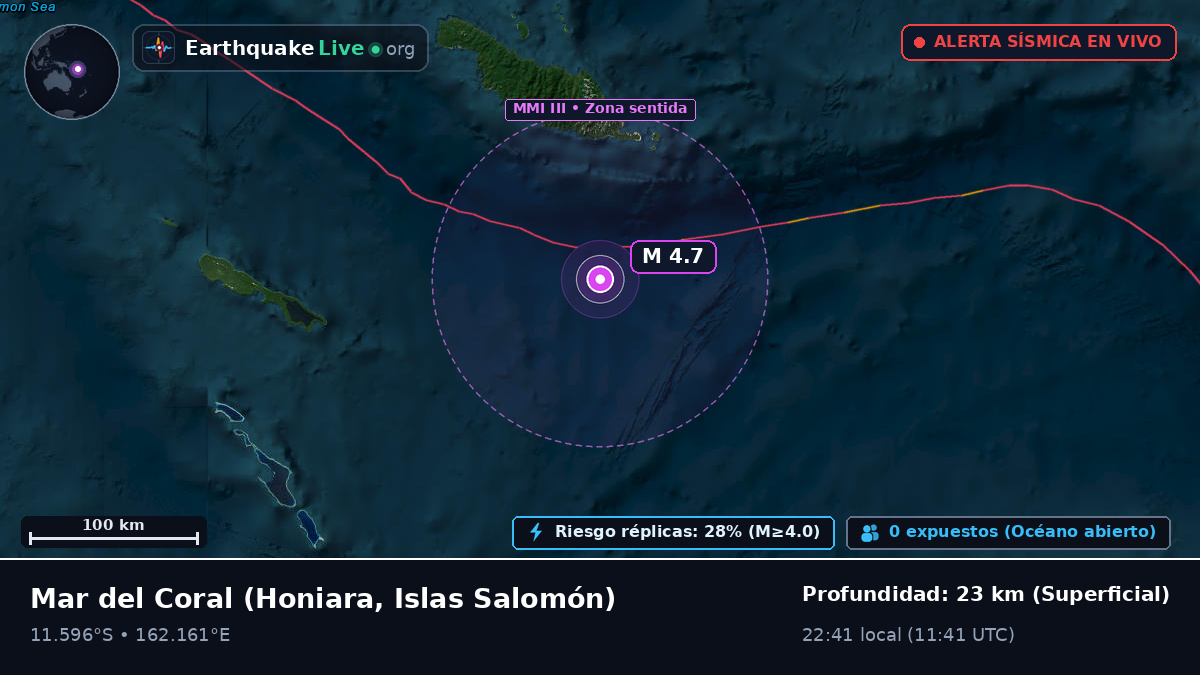 Mar del Coral (Islas Salomón)
