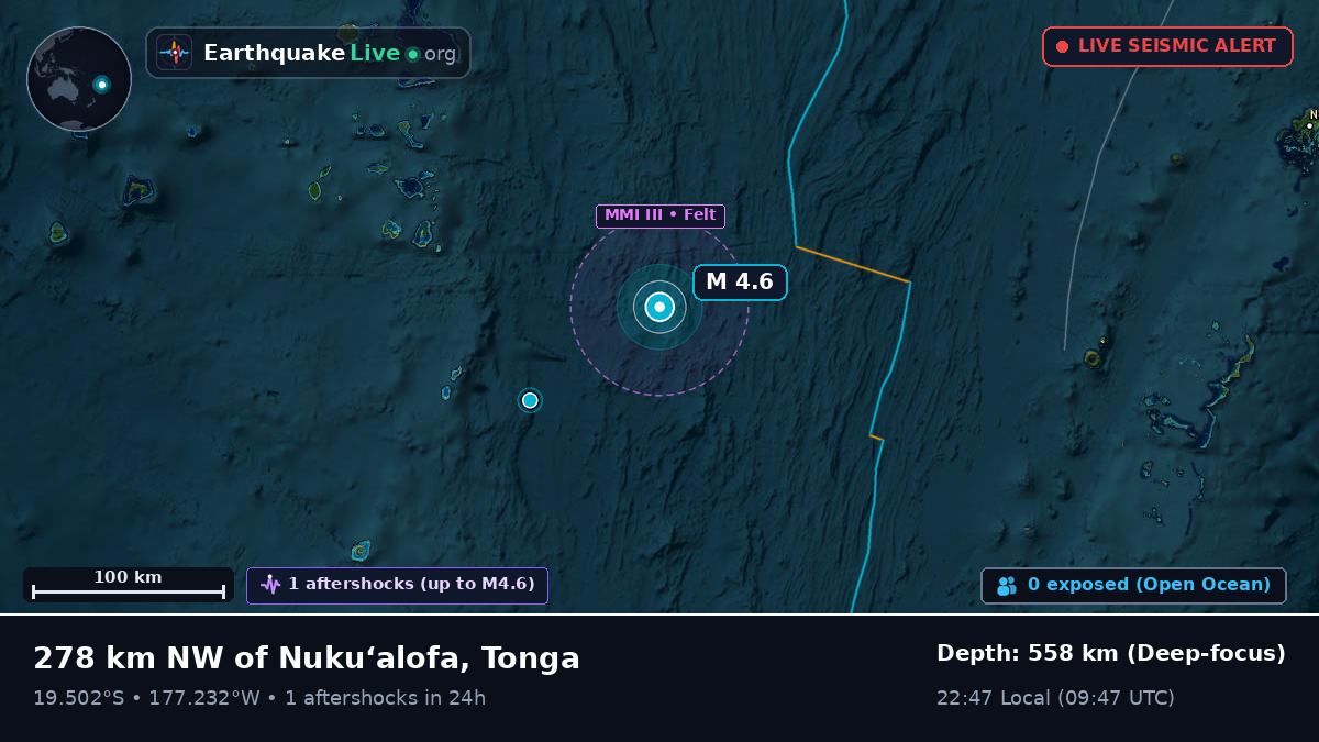 South Pacific Ocean (Tonga)