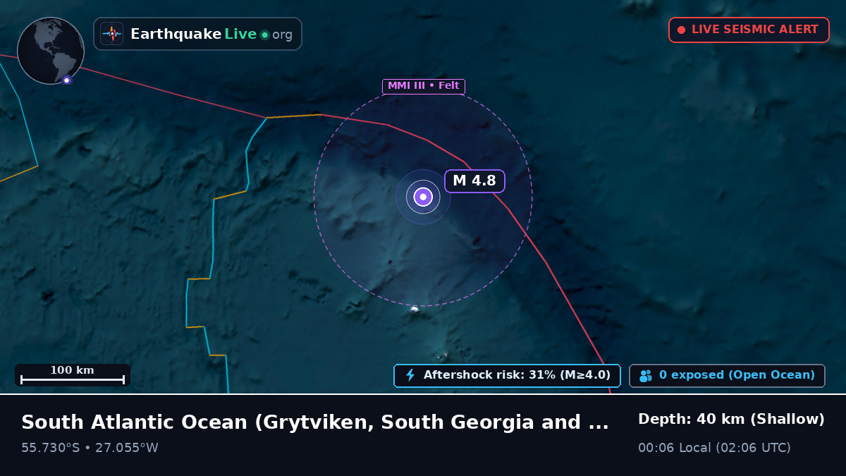 South Atlantic Ocean (South Georgia and the Islands)