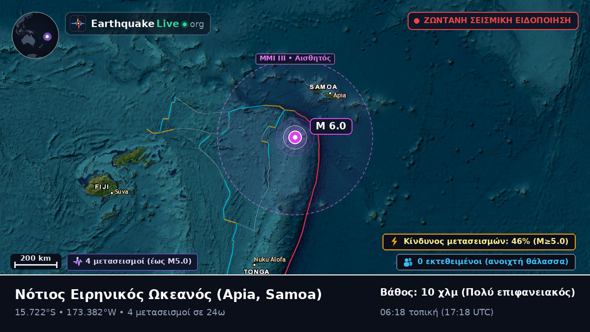 Νότιος Ειρηνικός Ωκεανός (Samoa)