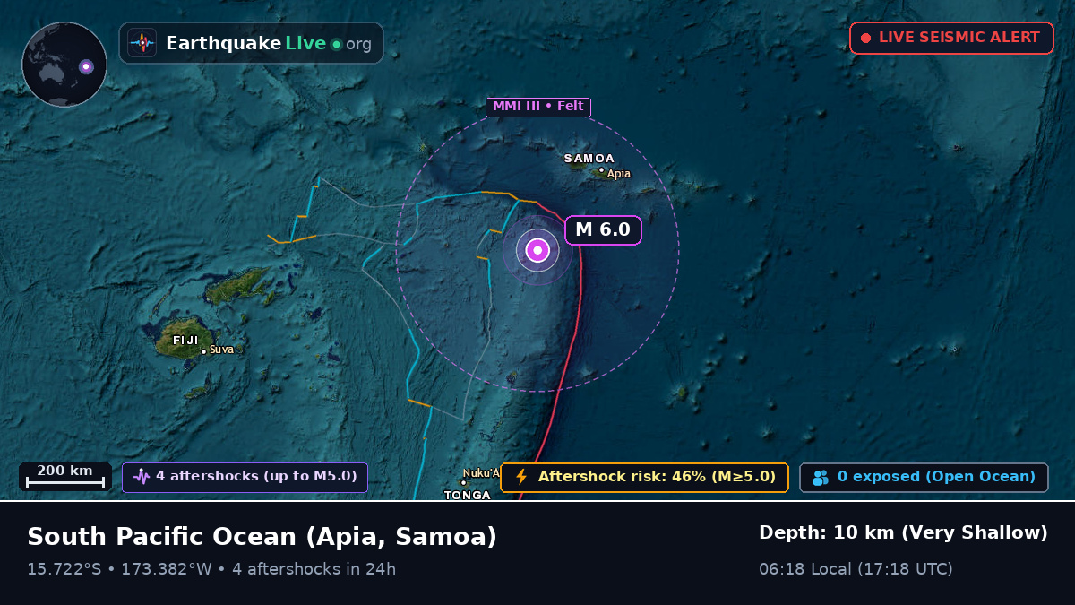 South Pacific Ocean (Samoa)
