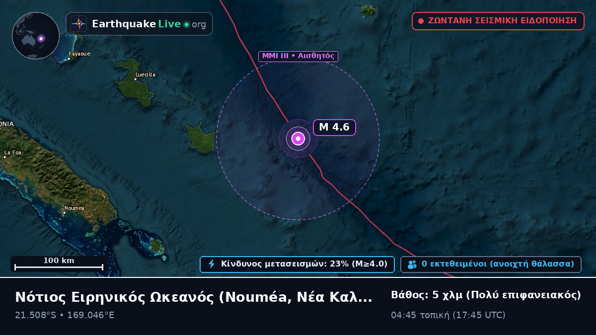 Νότιος Ειρηνικός Ωκεανός (Νέα Καληδονία)