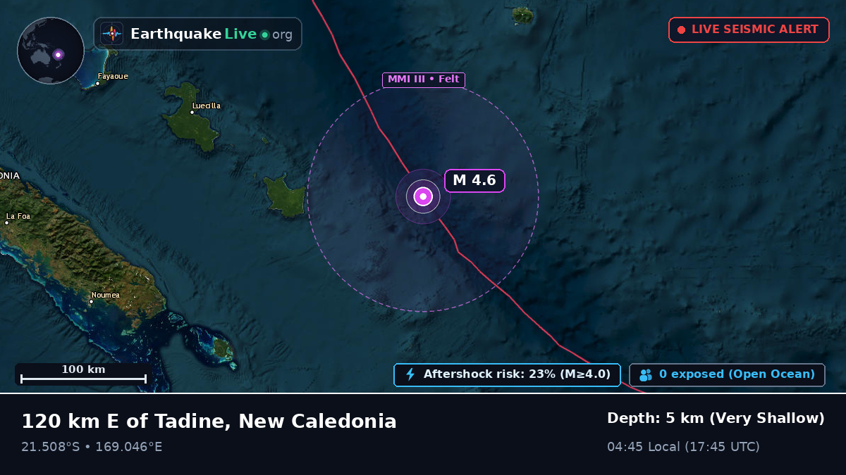 South Pacific Ocean (New Caledonia)