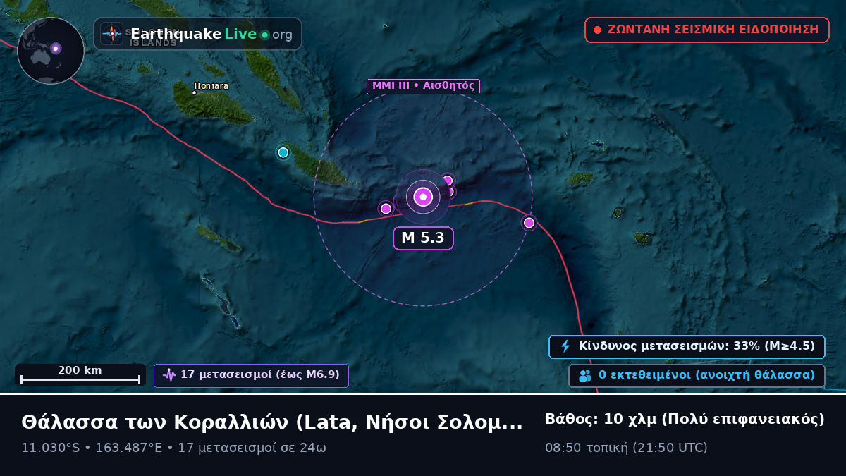 Θάλασσα των Κοραλλιών (Νήσοι Σολομώντα)