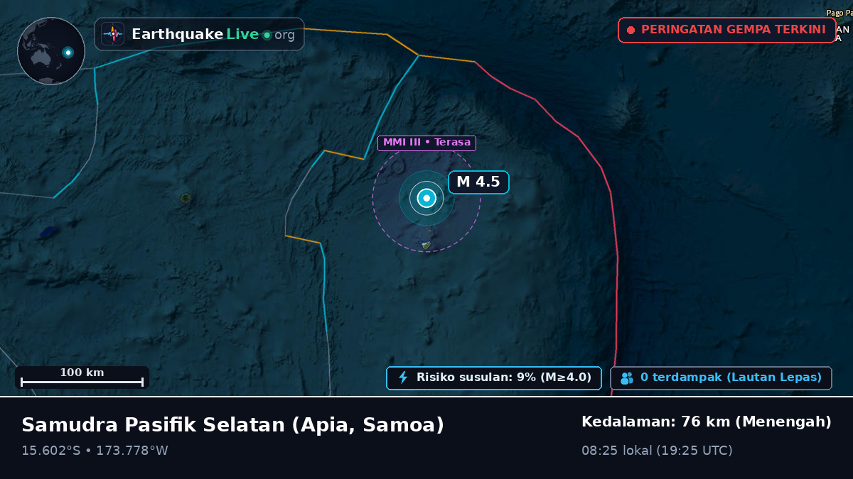 Samudra Pasifik Selatan (Samoa)