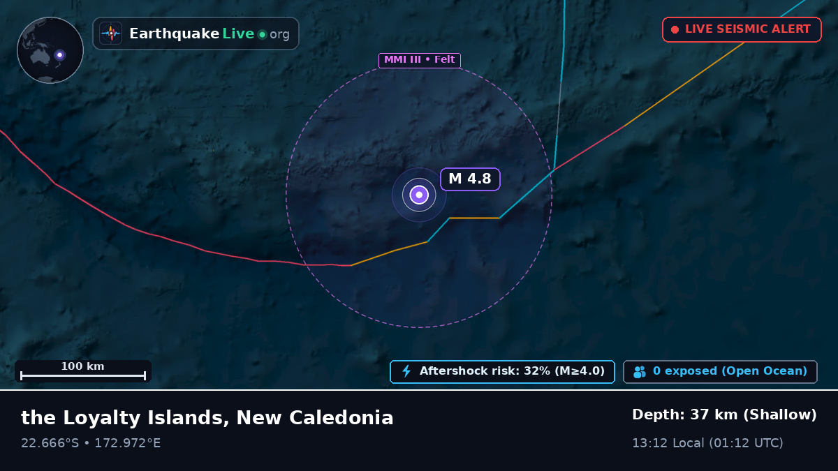 South Pacific Ocean (New Caledonia)