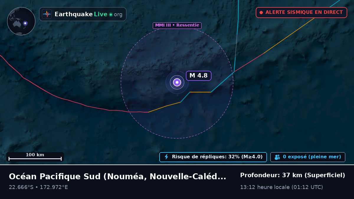 Océan Pacifique Sud (Nouvelle-Calédonie)
