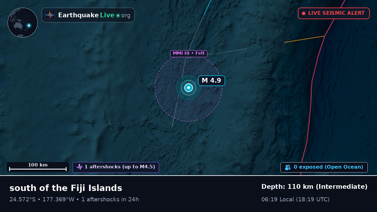South Pacific Ocean (Tonga)