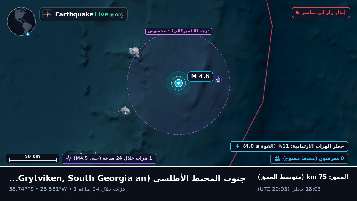 جنوب المحيط الأطلسي (South Georgia and the Islands)
