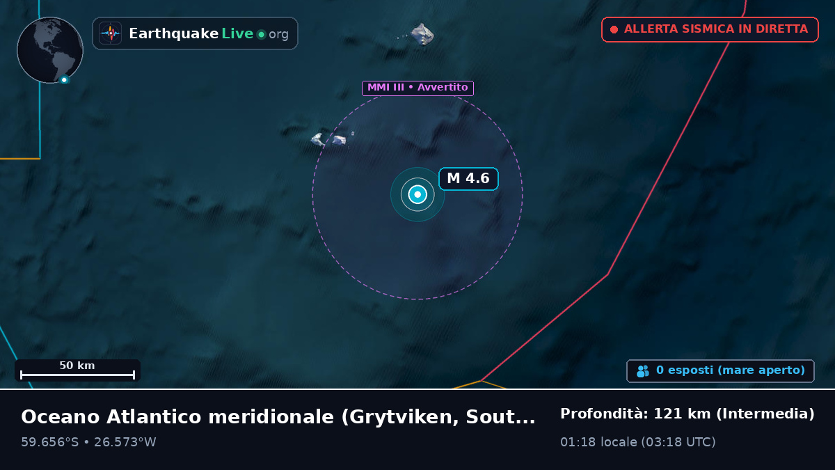 Oceano Atlantico meridionale (South Georgia and the Islands)
