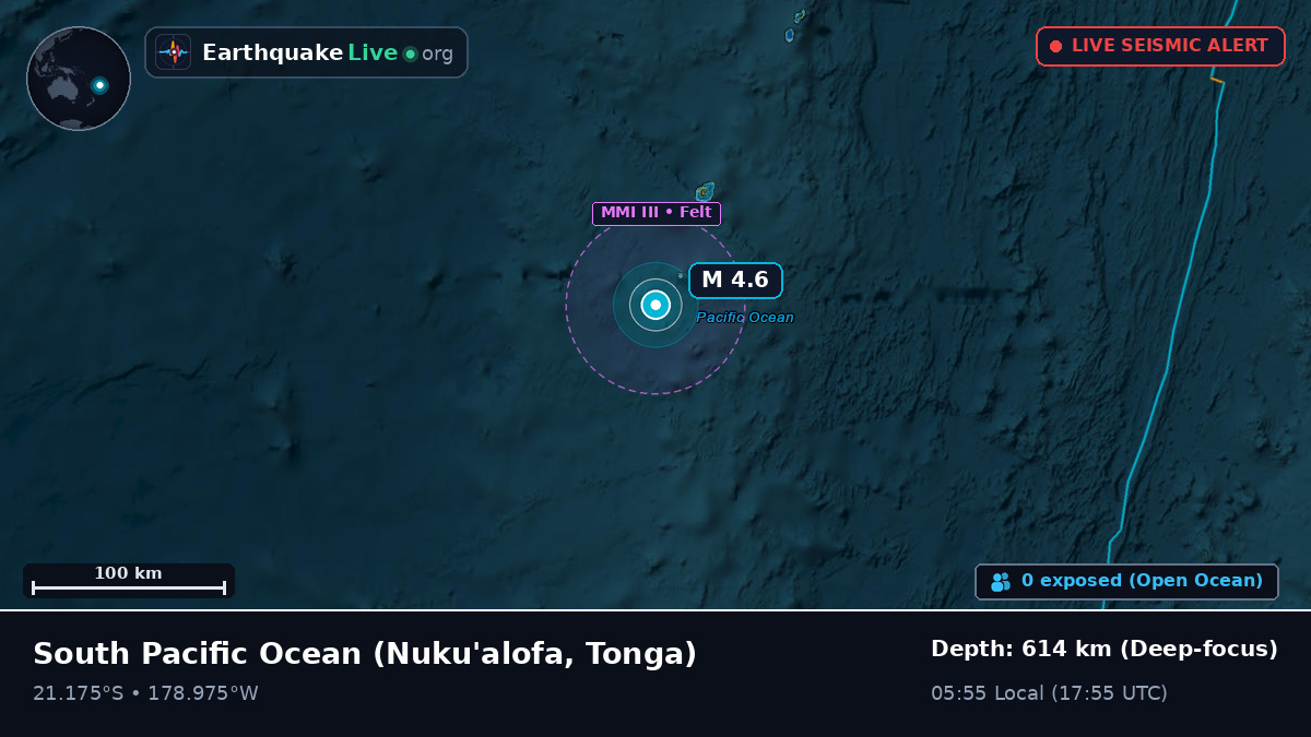 South Pacific Ocean (Tonga)