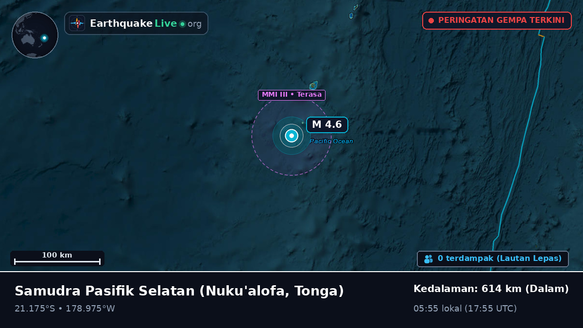 Samudra Pasifik Selatan (Tonga)