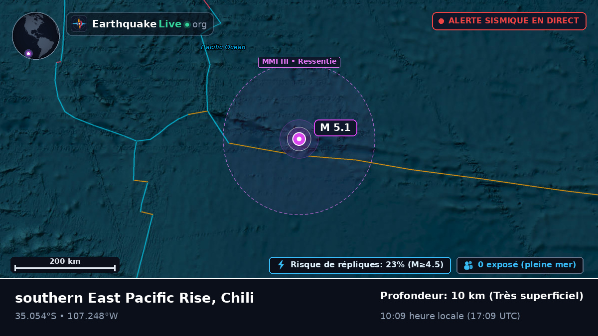 Océan Pacifique Sud (Chili)