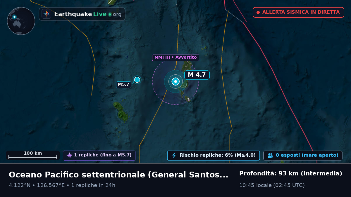 Oceano Pacifico settentrionale (Filippine)
