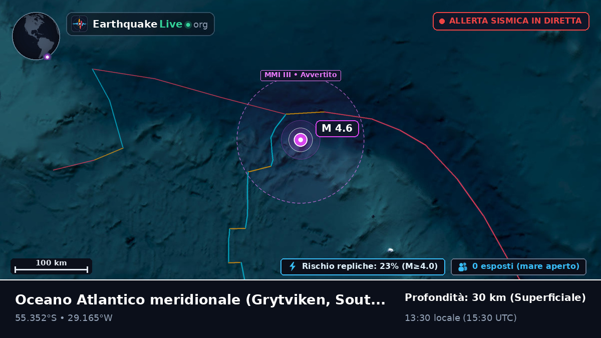 Oceano Atlantico meridionale (South Georgia and the Islands)