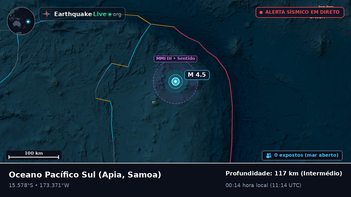 Oceano Pacífico Sul (Samoa)