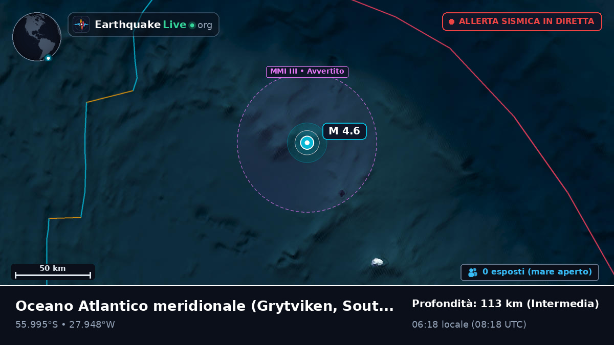 Oceano Atlantico meridionale (South Georgia and the Islands)
