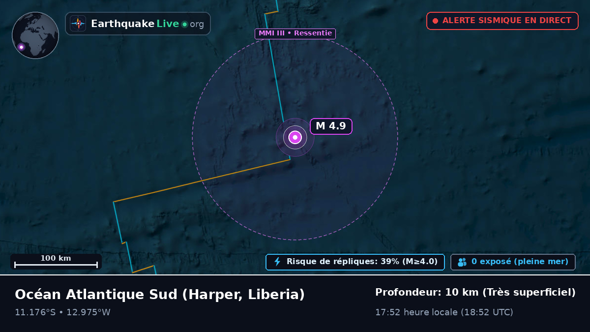 Océan Atlantique Sud (Liberia)