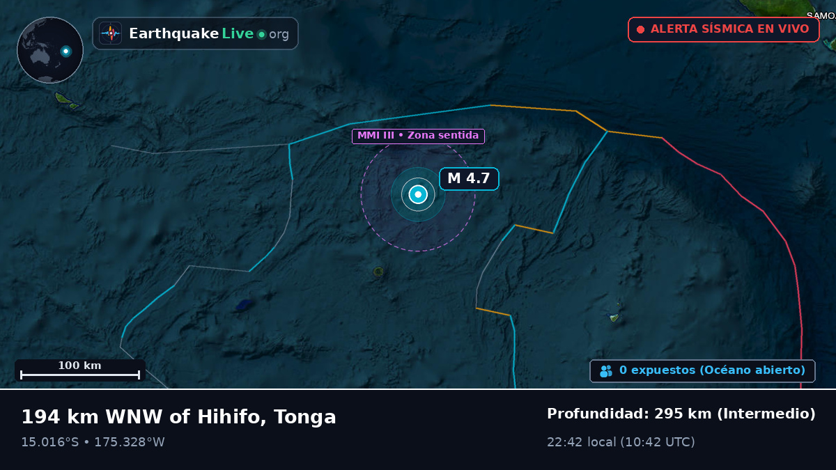 Océano Pacífico Sur (Samoa)