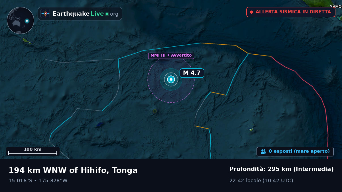 Oceano Pacifico meridionale (Samoa)