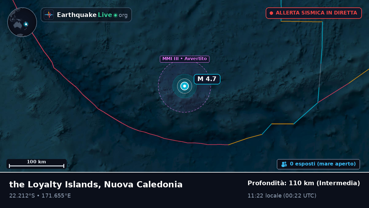 Oceano Pacifico meridionale (Nuova Caledonia)
