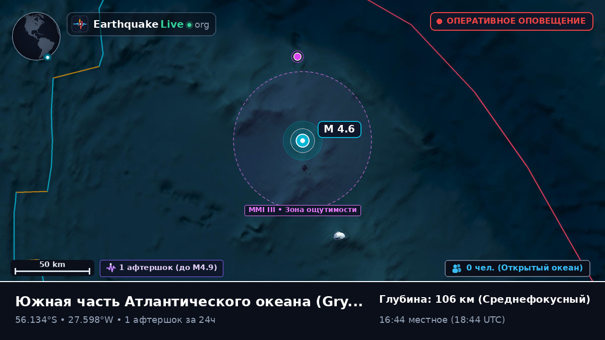 Южная часть Атлантического океана (South Georgia and the Islands)