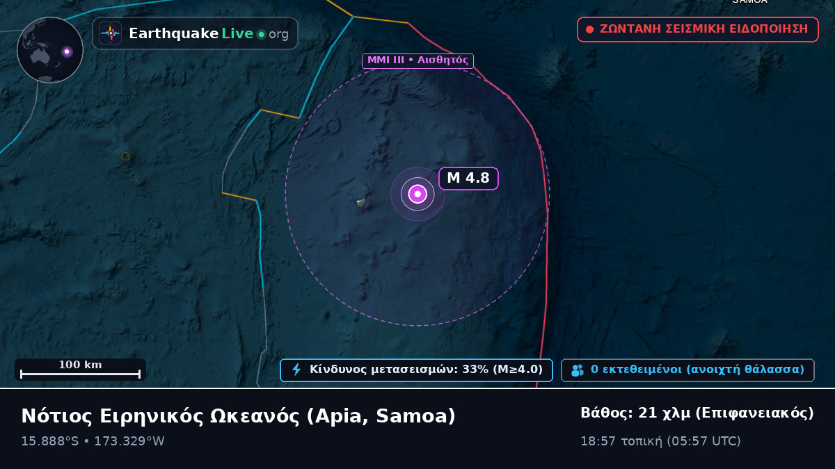 Νότιος Ειρηνικός Ωκεανός (Samoa)