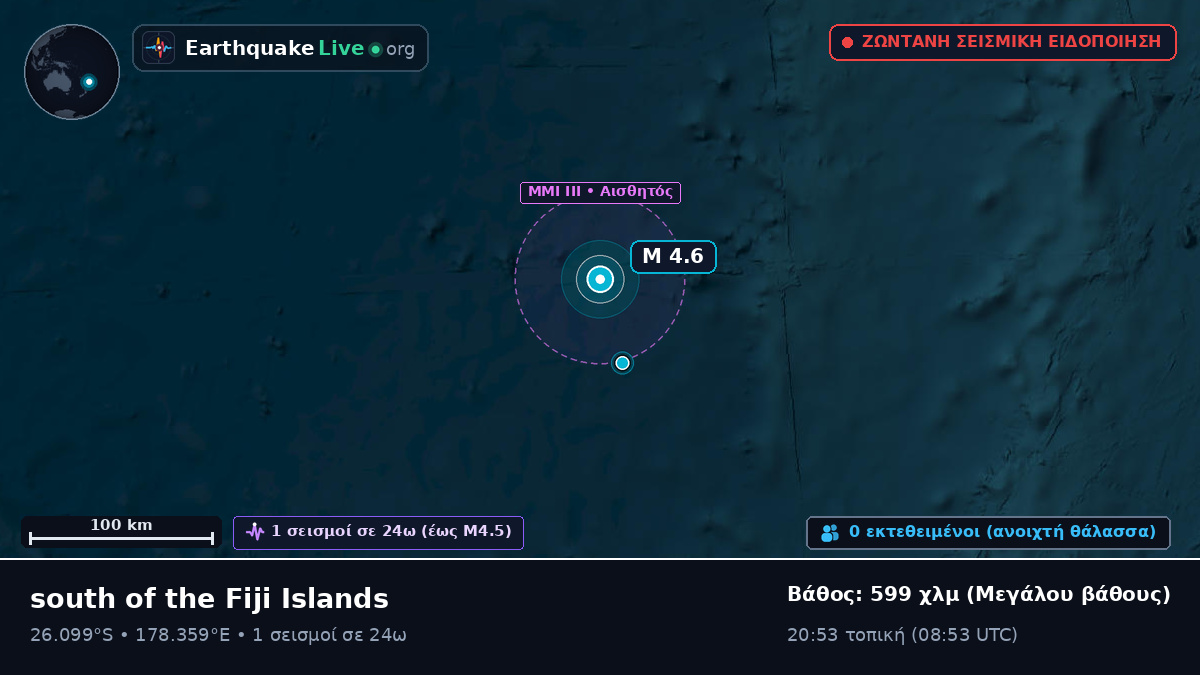 Νότιος Ειρηνικός Ωκεανός (Kermadec Islands)