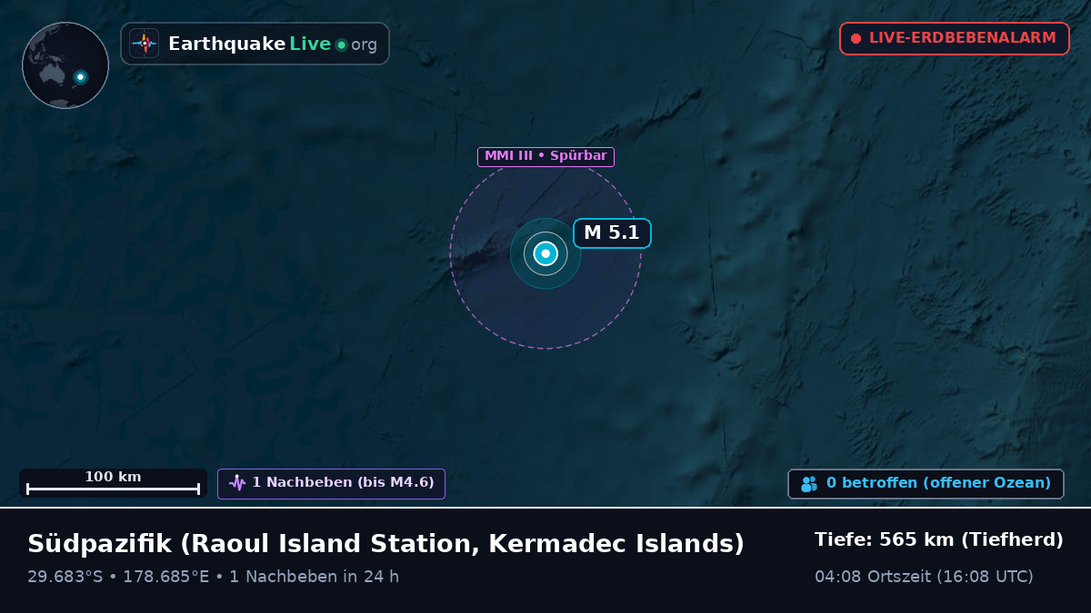 Südpazifik (Kermadec Islands)