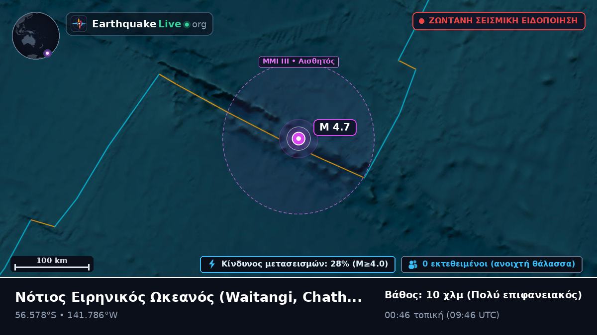 Νότιος Ειρηνικός Ωκεανός (Chatham Islands)