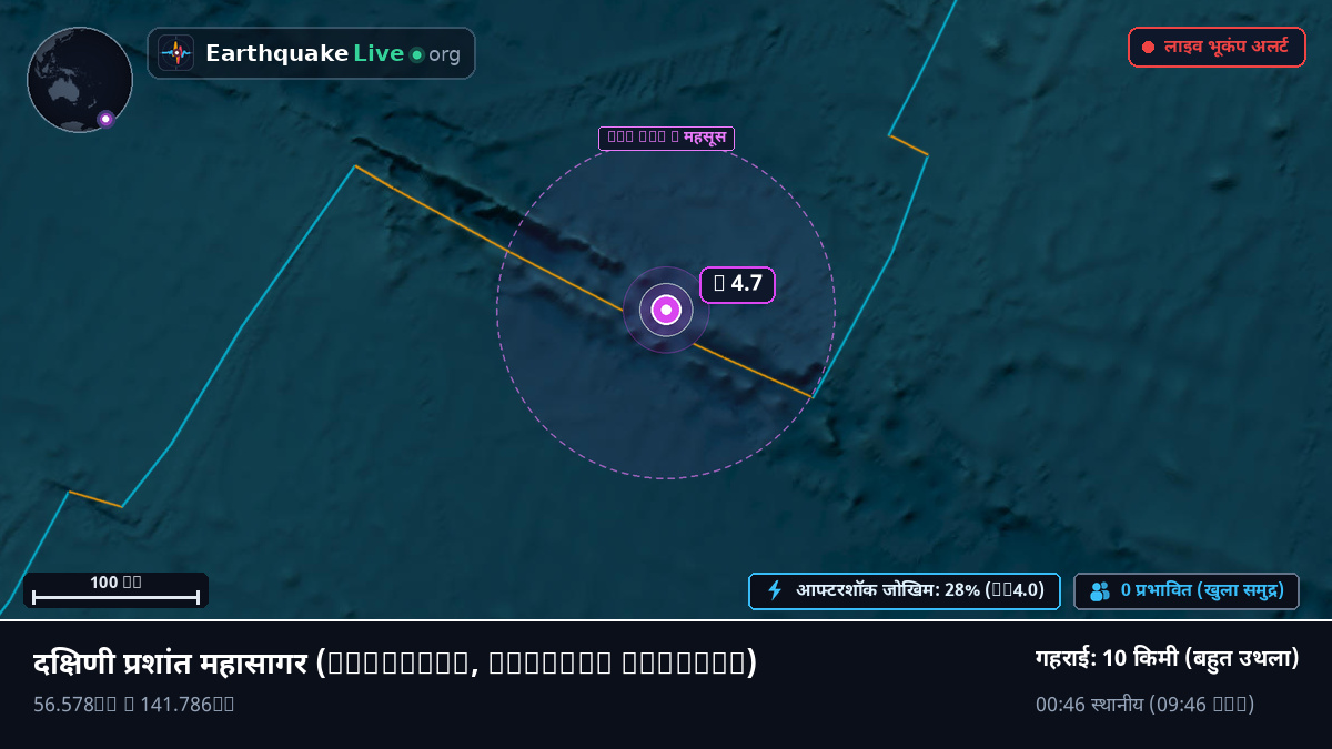 दक्षिणी प्रशांत महासागर (Chatham Islands)