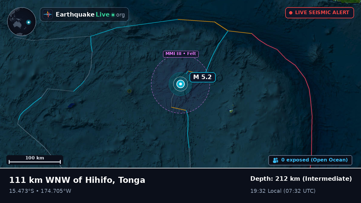 South Pacific Ocean (Tonga)