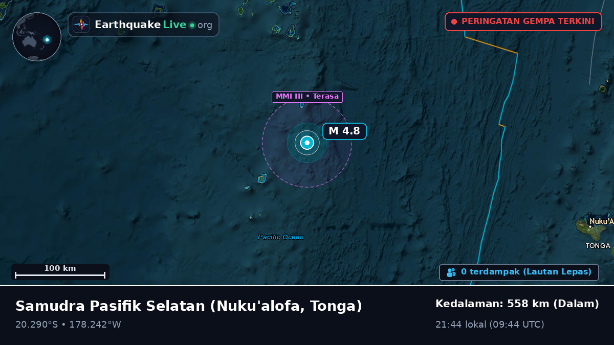 Samudra Pasifik Selatan (Tonga)