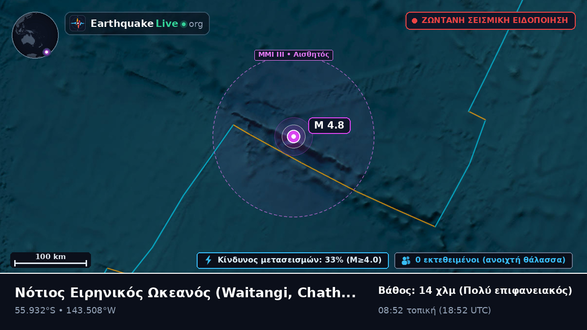 Νότιος Ειρηνικός Ωκεανός (Chatham Islands)