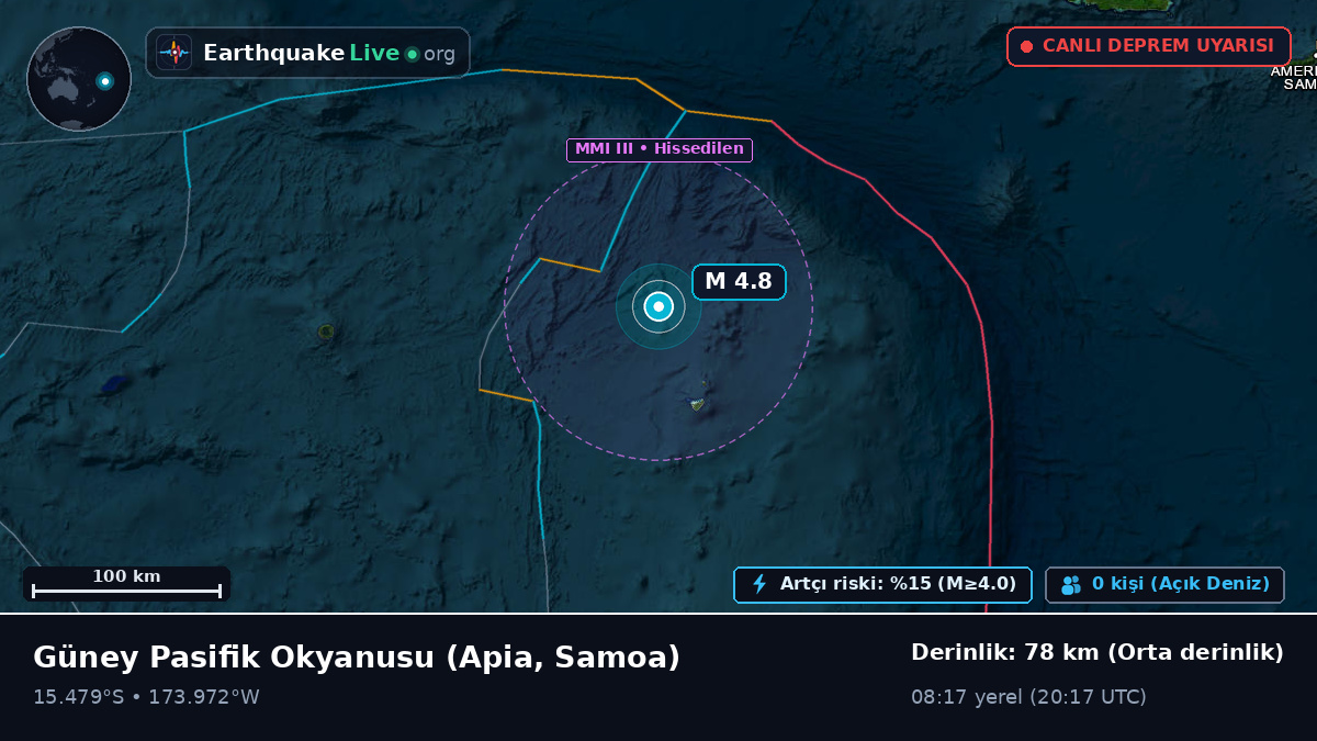 Güney Pasifik Okyanusu (Samoa)