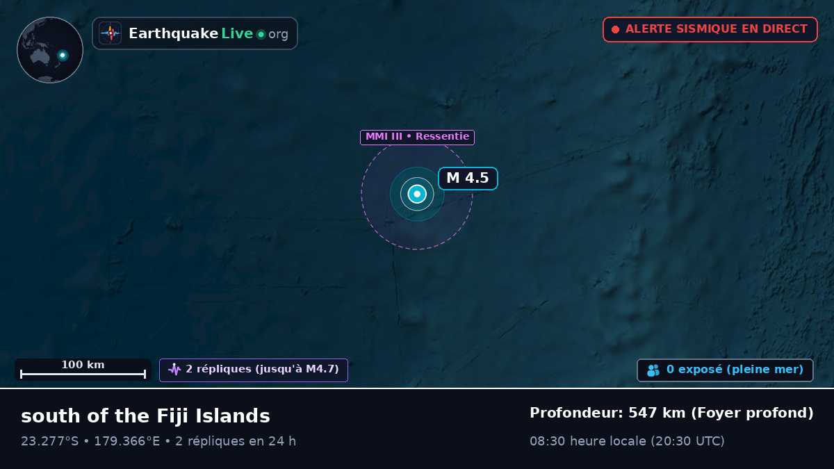 Océan Pacifique Sud (Fidji)