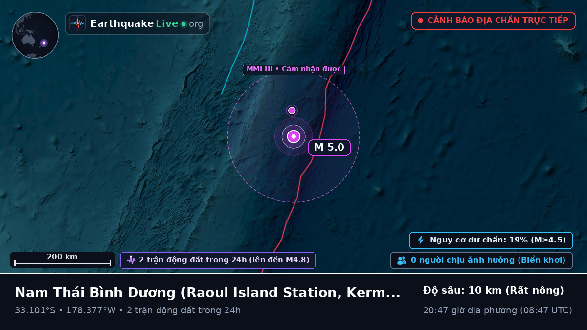 Nam Thái Bình Dương (Kermadec Islands)