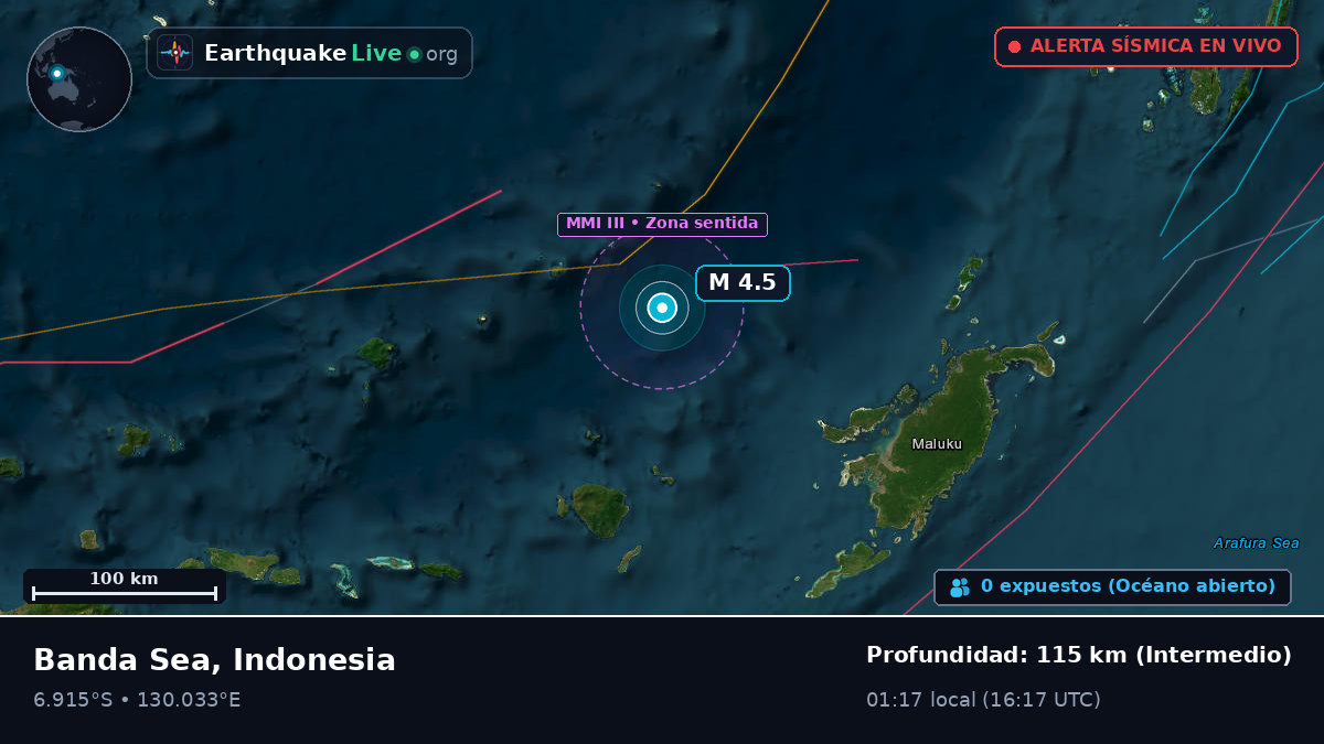 Mar de Banda (Indonesia)