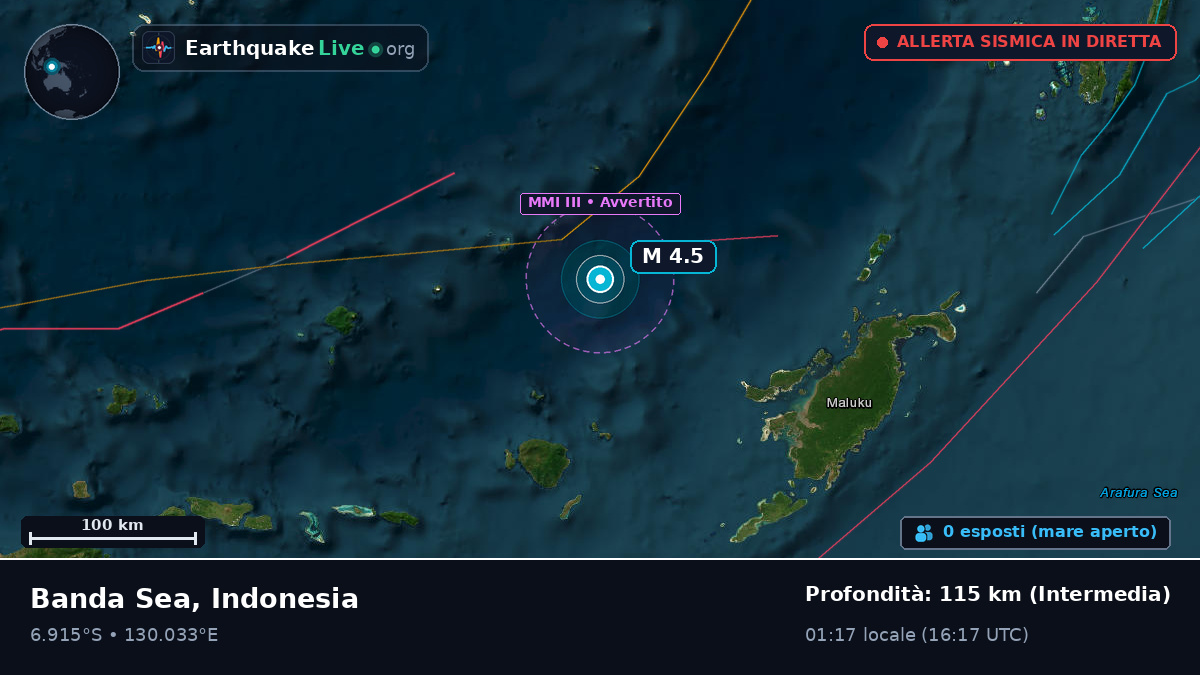 Mare di Banda (Indonesia)