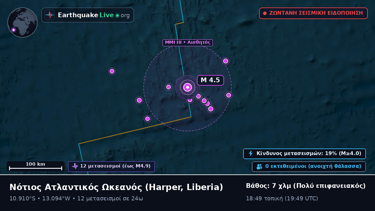 Νότιος Ατλαντικός Ωκεανός (Liberia)
