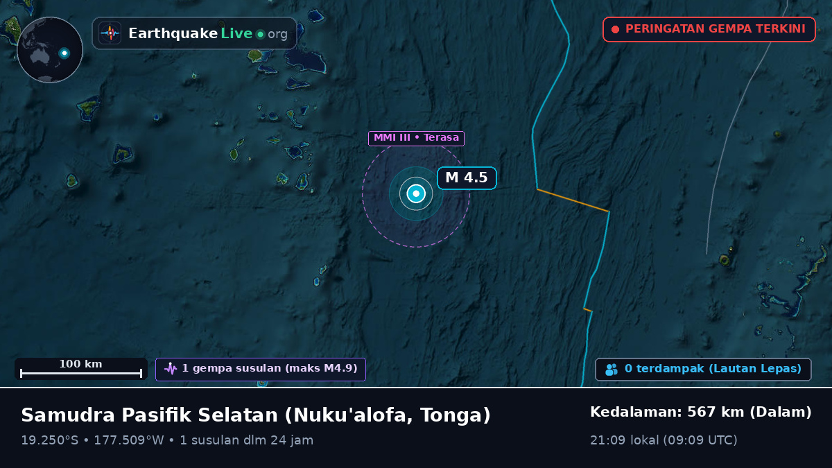 Samudra Pasifik Selatan (Tonga)
