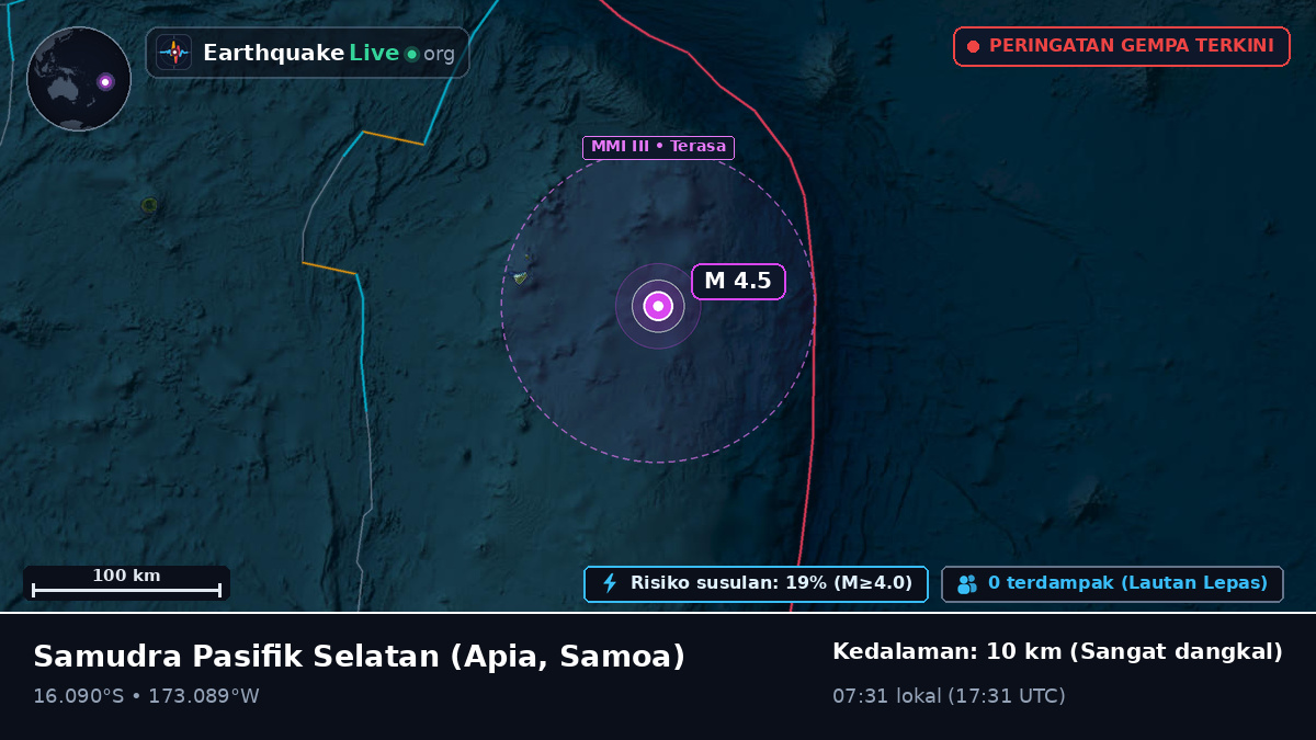 Samudra Pasifik Selatan (Samoa)