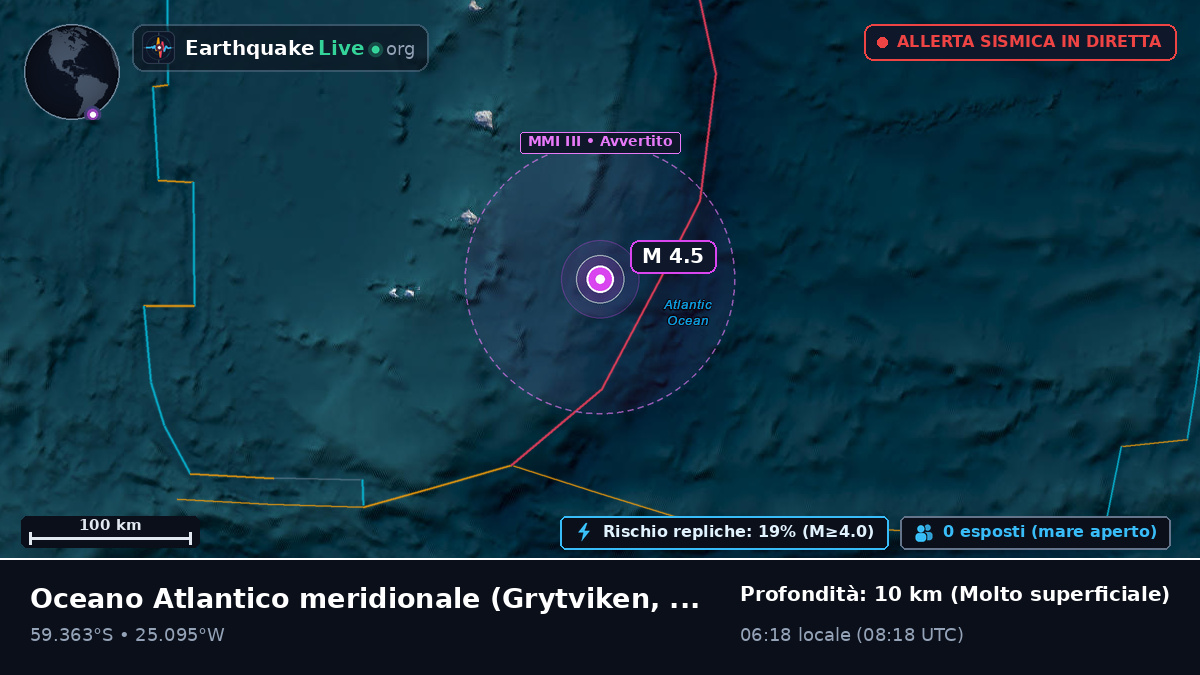 Oceano Atlantico meridionale (South Georgia and the Islands)