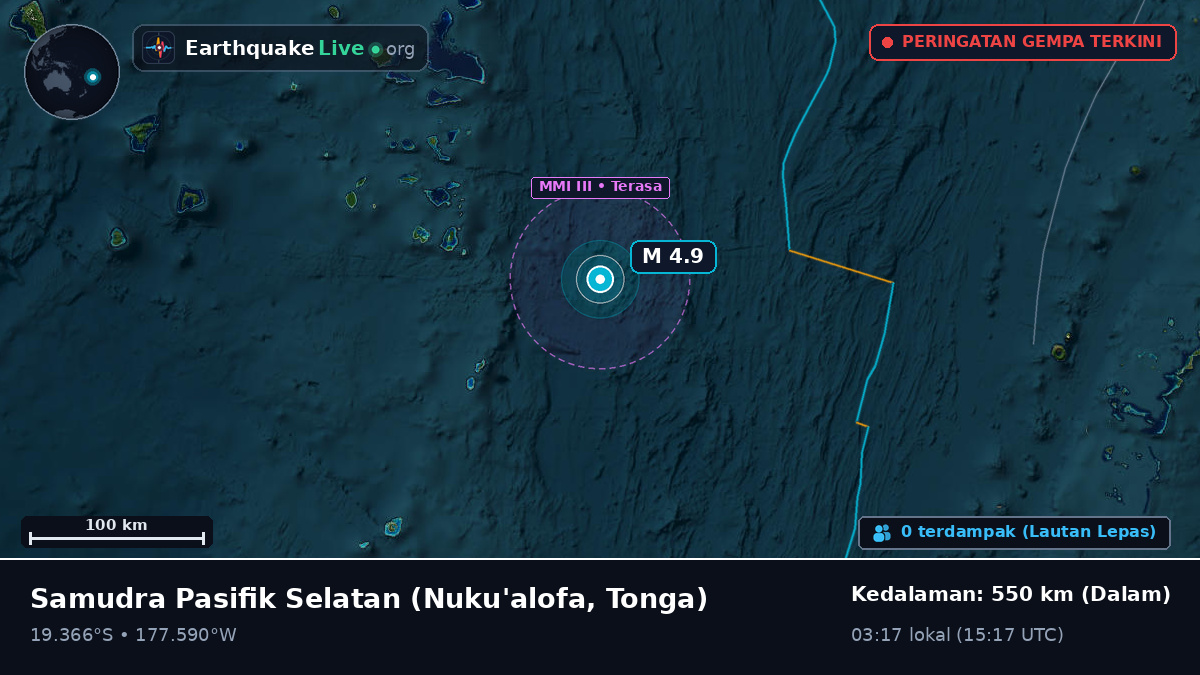 Samudra Pasifik Selatan (Tonga)