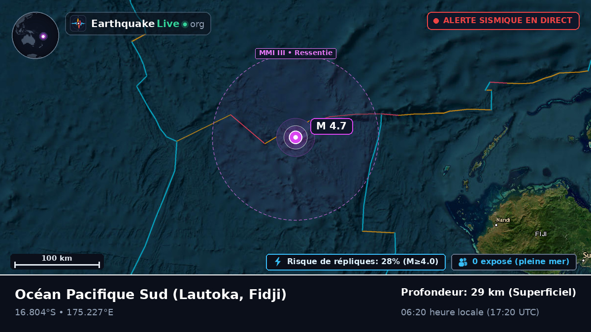 Océan Pacifique Sud (Fidji)