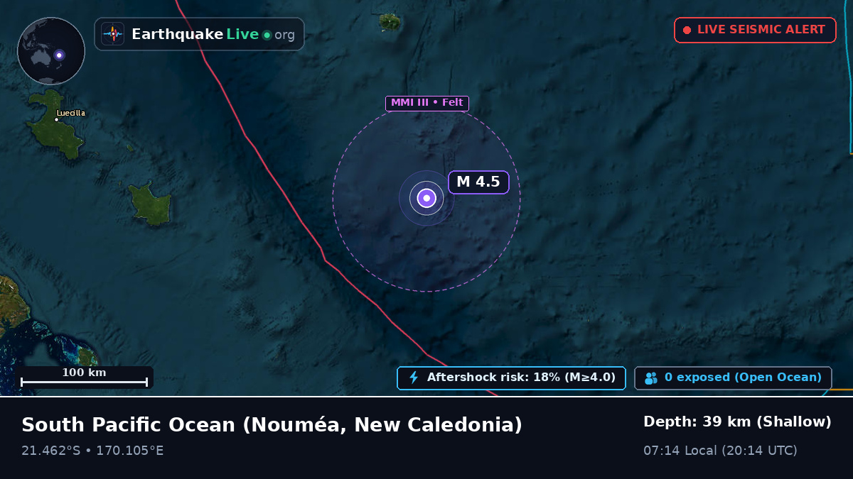 South Pacific Ocean (New Caledonia)