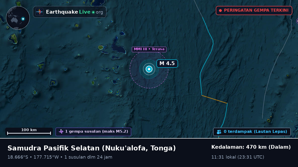 Samudra Pasifik Selatan (Tonga)