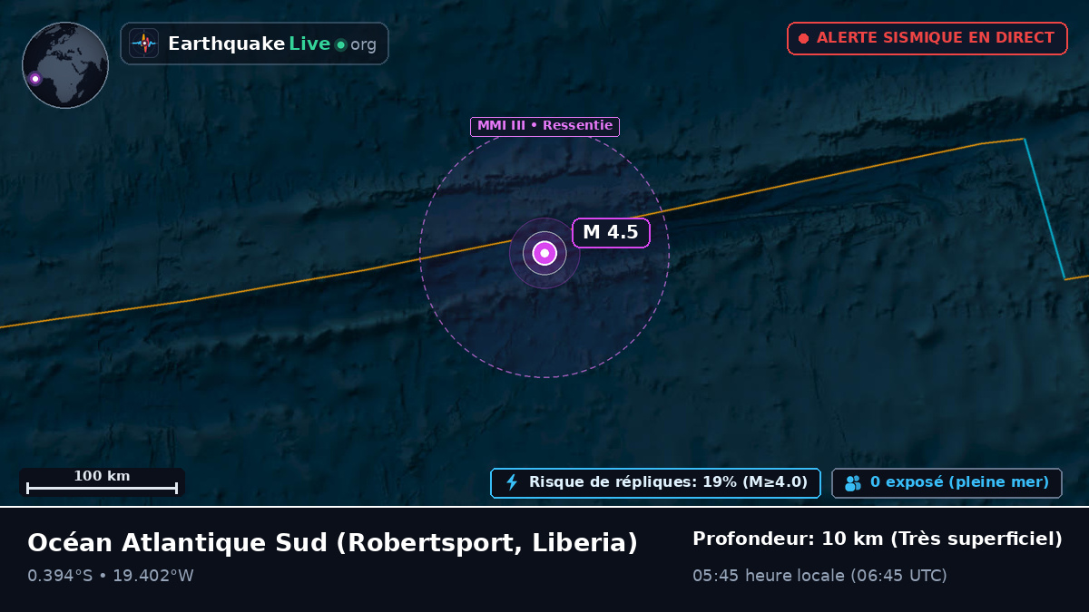 Océan Atlantique Sud (Liberia)