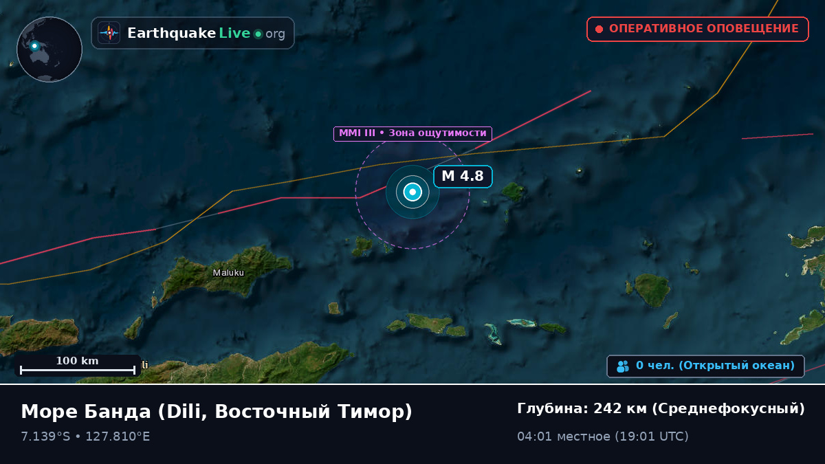 Море Банда (Восточный Тимор)