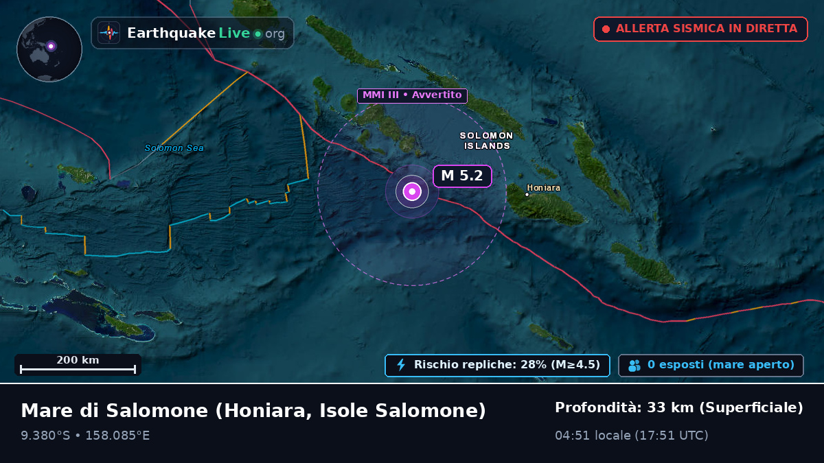 Mare di Salomone (Isole Salomone)